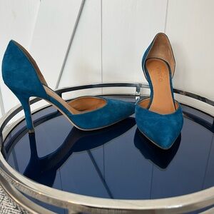 Vince d’Orsay Blue Suede pumps-size 6-perfect for wedding day! Something blue!💙